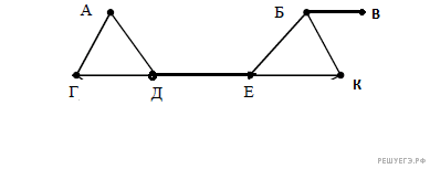 На рисунке схема дорог п2 20